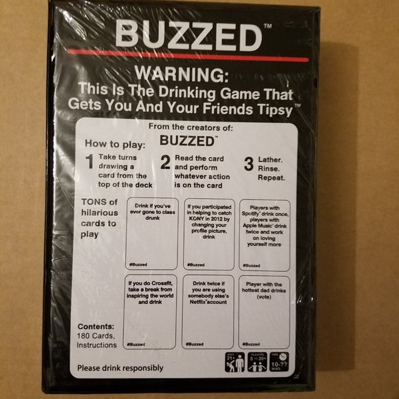 Buzzed - Adult Drinking Card Game - Picture 2 of 4